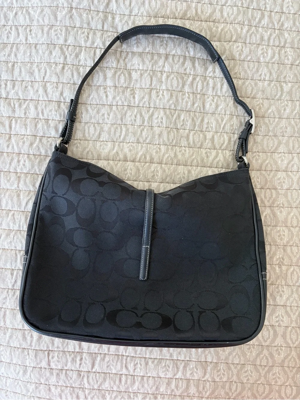 Vintage Coach Y2K Hampton Clip Hobo Bag